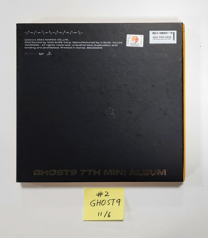Ghost9 7th Mini "Arcade : O" - Hand Autographed(Signed) Promo Album [23.11.06] - HALLYUSUPERSTORE
