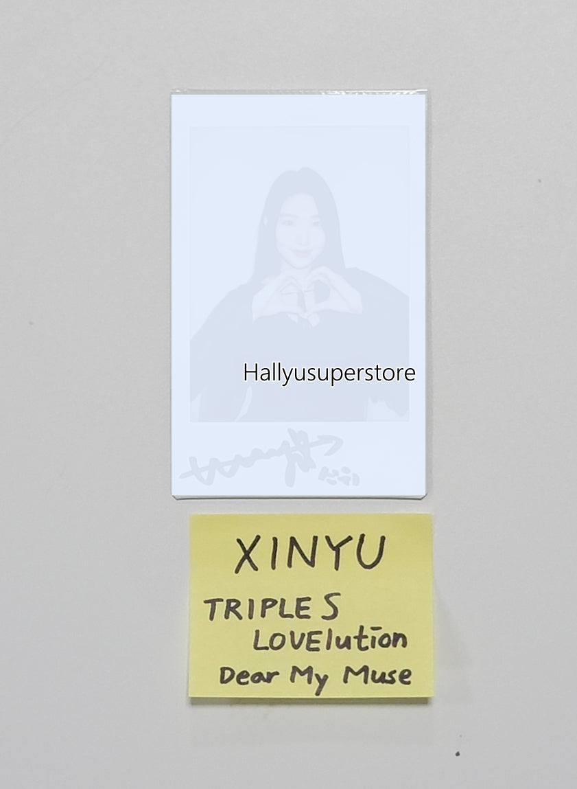 Xinyu (Of TripleS) "LOVElution : MUHAN" - Hand Autographed(Signed) Polaroid [23.11.06] - HALLYUSUPERSTORE