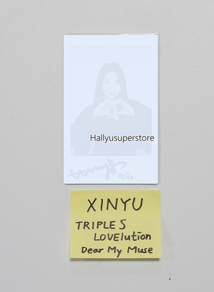Xinyu (Of TripleS) "LOVElution : MUHAN" - Hand Autographed(Signed) Polaroid [23.11.06] - HALLYUSUPERSTORE