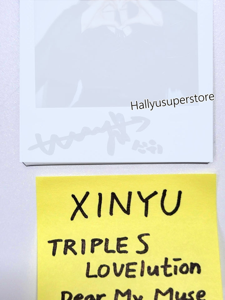 Xinyu (Of TripleS) "LOVElution : MUHAN" - Hand Autographed(Signed) Polaroid [23.11.06] - HALLYUSUPERSTORE