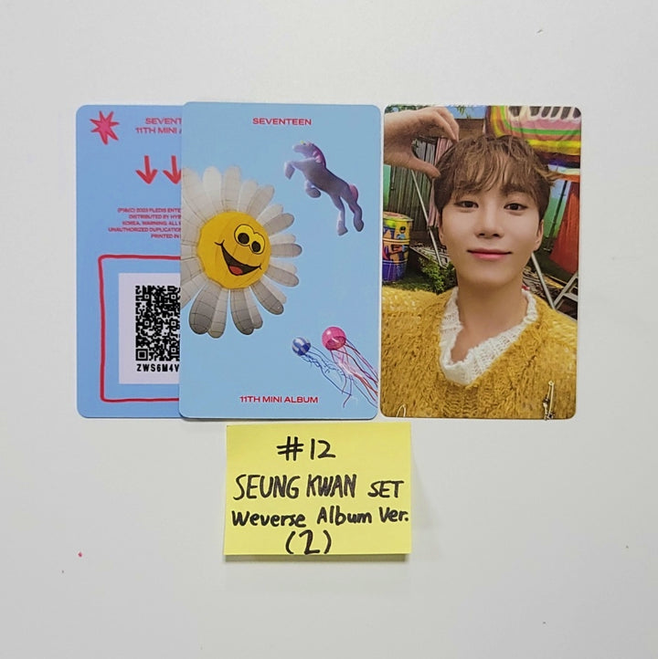 Seventeen - "Seventeenth Heaven" - Official Photocards Set (3EA) [Weverse Album ver.] [23.10.27] (Restocked 11/6) - HALLYUSUPERSTORE