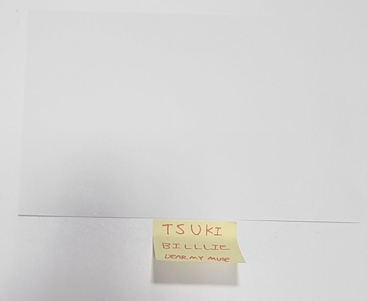 TSUKI (Of Billlie) "side-B : memoirs of echo unseen" - Hand Autographed(Signed) Paper [23.11.08] - HALLYUSUPERSTORE