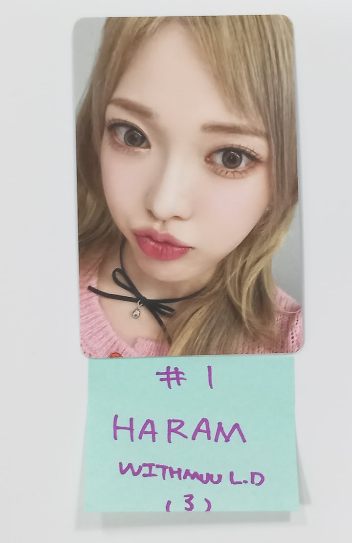 Billlie "side-B : memoirs of echo unseen" - Withmuu Lucky Draw Event Photocard, Ploaroid Type Photocard [23.11.09] - HALLYUSUPERSTORE