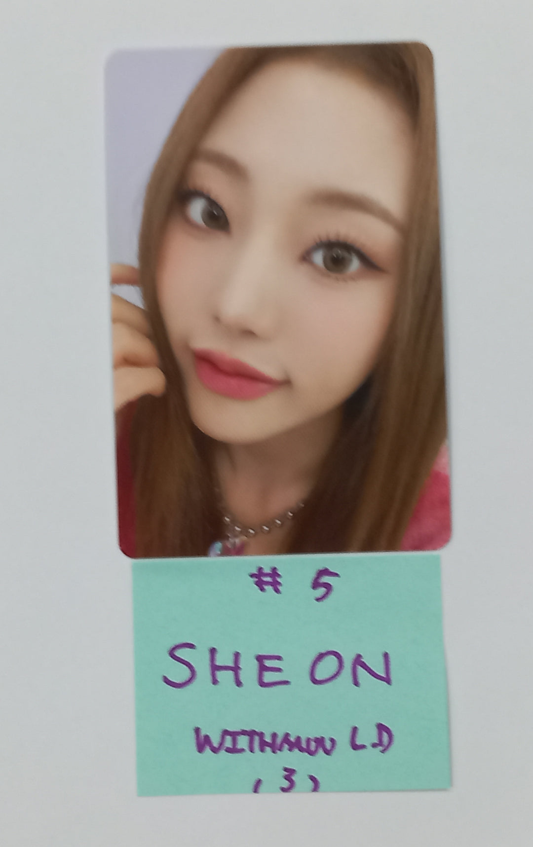 Billlie "side-B : memoirs of echo unseen" - Withmuu Lucky Draw Event Photocard, Ploaroid Type Photocard [23.11.09] - HALLYUSUPERSTORE
