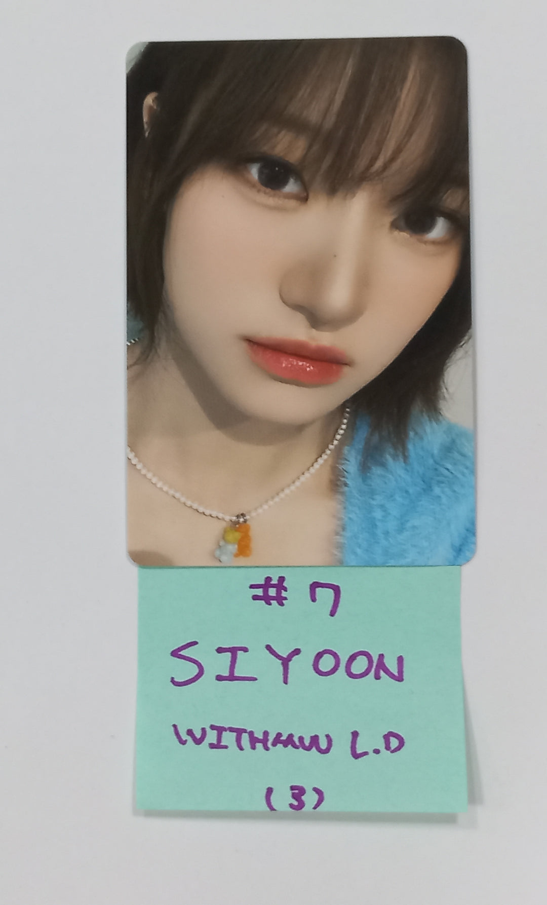 Billlie "side-B : memoirs of echo unseen" - Withmuu Lucky Draw Event Photocard, Ploaroid Type Photocard [23.11.09] - HALLYUSUPERSTORE
