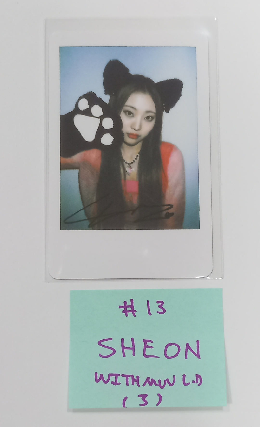 Billlie "side-B : memoirs of echo unseen" - Withmuu Lucky Draw Event Photocard, Ploaroid Type Photocard [23.11.09] - HALLYUSUPERSTORE