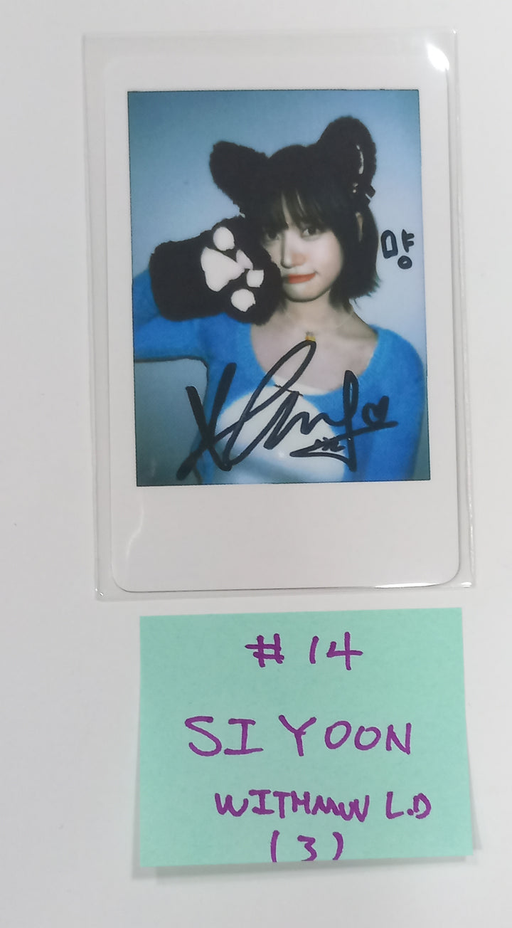 Billlie "side-B : memoirs of echo unseen" - Withmuu Lucky Draw Event Photocard, Ploaroid Type Photocard [23.11.09] - HALLYUSUPERSTORE