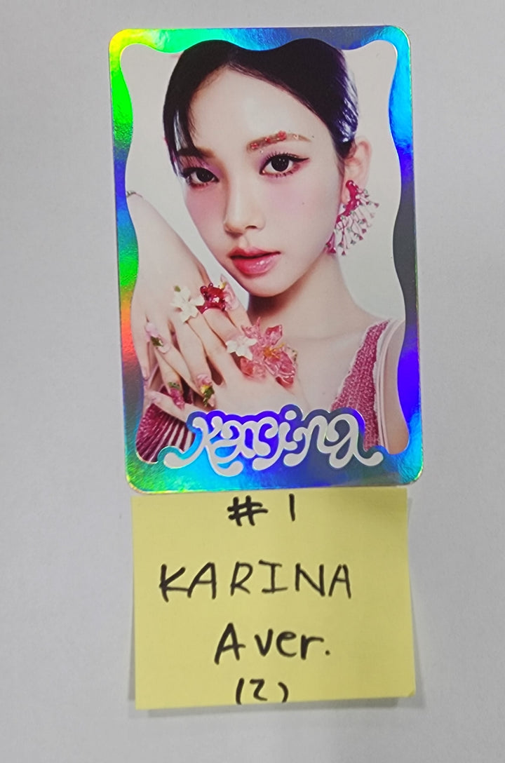 Aespa "Better Things" - Smtown &amp; Store Official Random Trading Photocard [A + B Ver] [23.11.09] - HALLYUSUPERSTORE