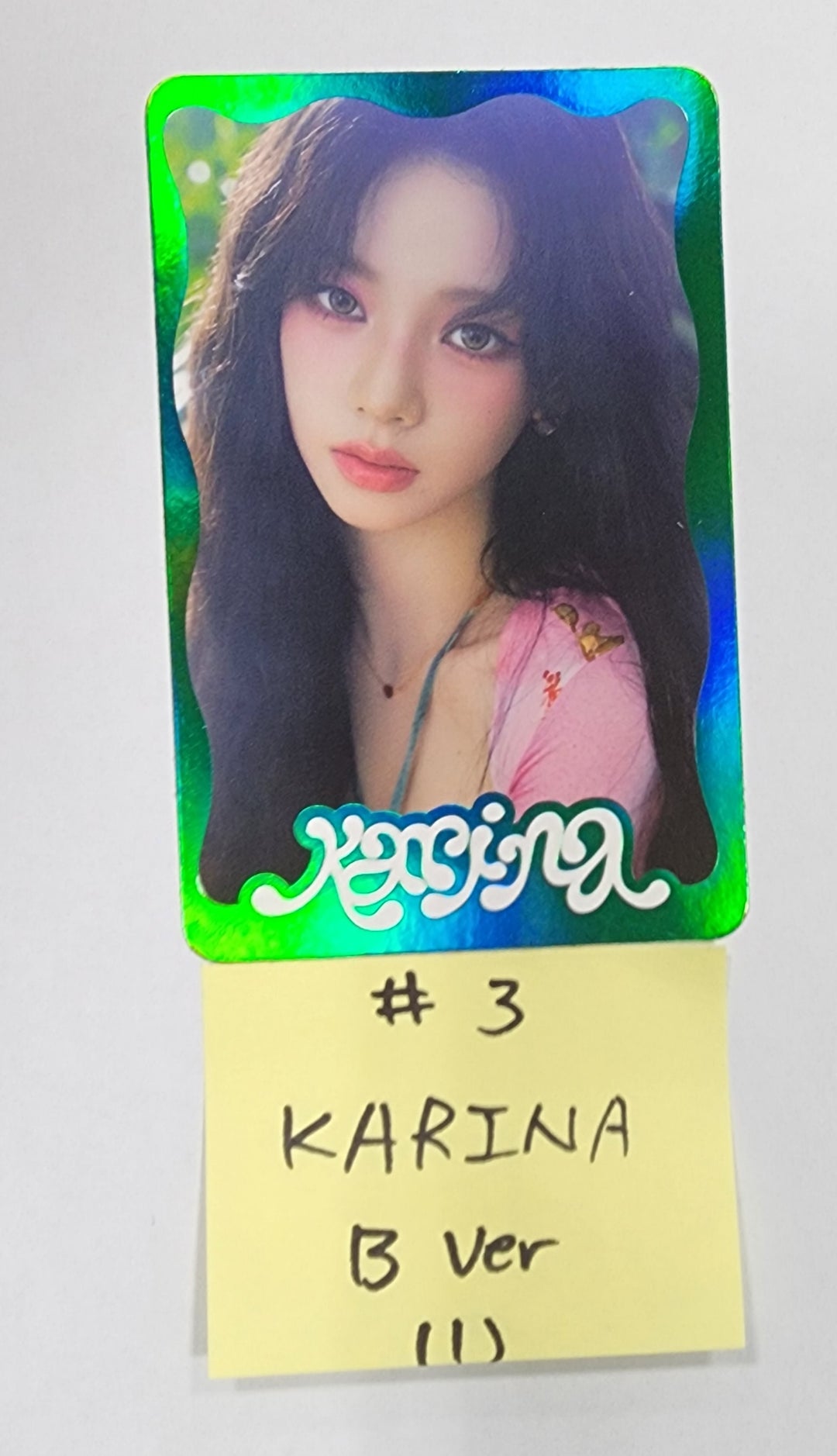 Aespa "Better Things" - Smtown &amp; Store Official Random Trading Photocard [A + B Ver] [23.11.09] - HALLYUSUPERSTORE
