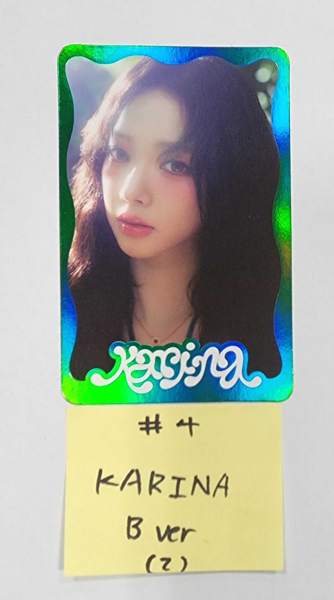 Aespa "Better Things" - Smtown &amp; Store Official Random Trading Photocard [A + B Ver] [23.11.09] - HALLYUSUPERSTORE