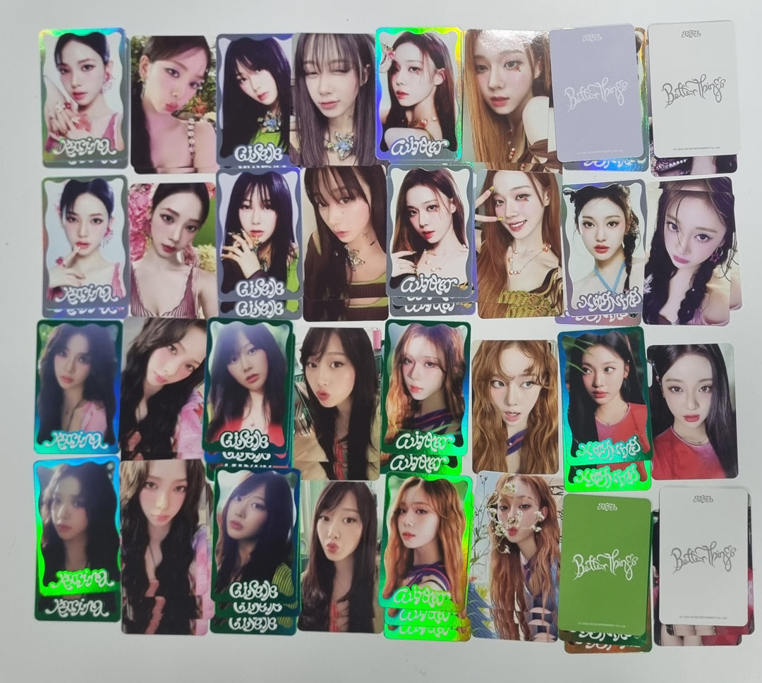 Aespa "Better Things" - Smtown &amp; Store Official Random Trading Photocard [A + B Ver] [23.11.09] - HALLYUSUPERSTORE