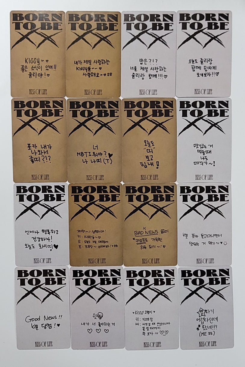 KISS OF LIFE "Born to be XX" - Official Photocard [23.11.10] - HALLYUSUPERSTORE