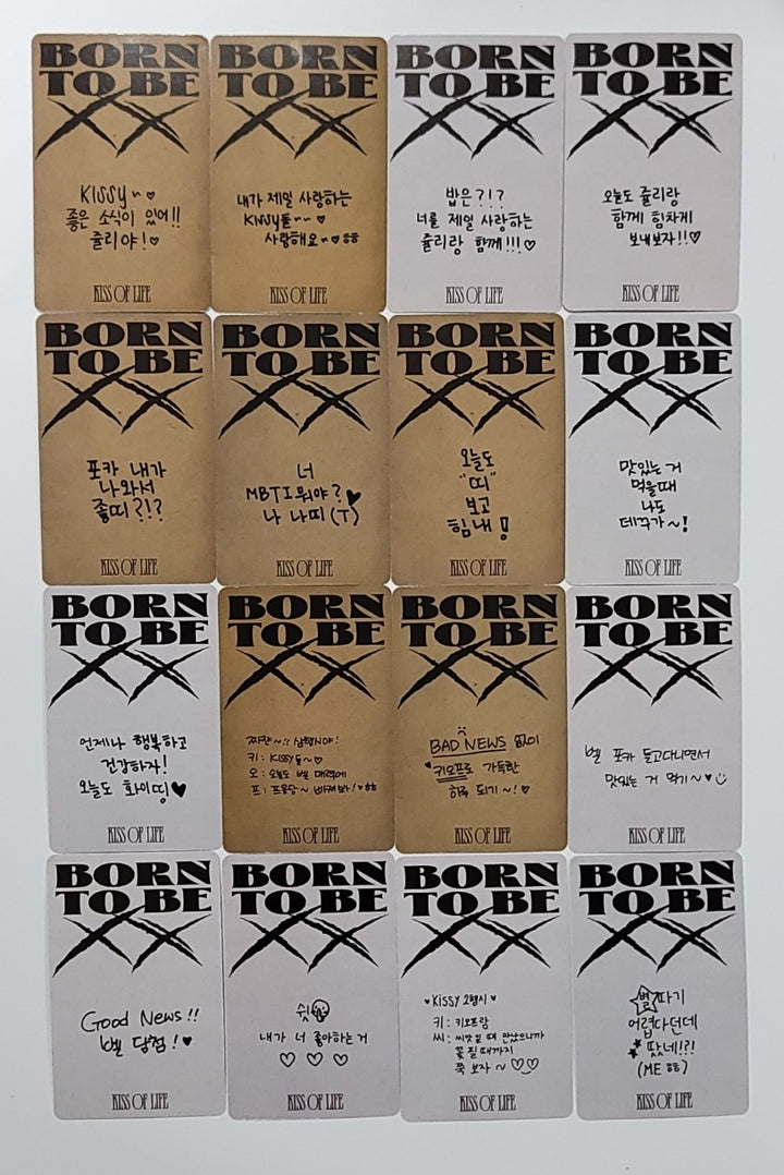KISS OF LIFE "Born to be XX" - Official Photocard [23.11.10] - HALLYUSUPERSTORE