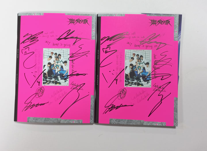 Stray Kids "樂-Star" - Hand Autographed(Signed) Promo Photocard [23.11.13] - HALLYUSUPERSTORE