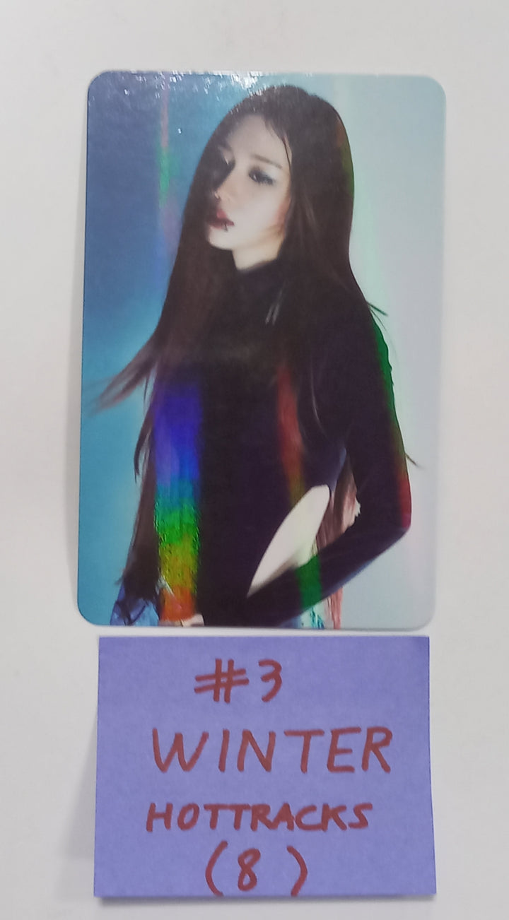 Aespa "Drama" 4th Mini Album - Hottracks Event Hologram Photocard [23.11.14] - HALLYUSUPERSTORE