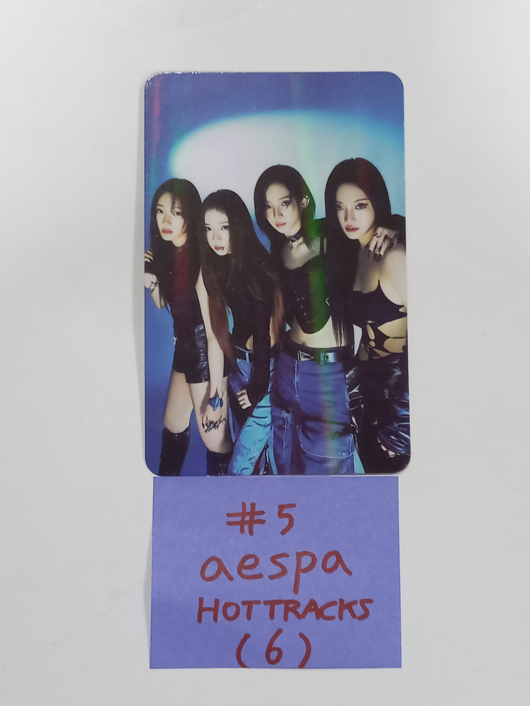 Aespa "Drama" 4th Mini Album - Hottracks Event Hologram Photocard [23.11.14] - HALLYUSUPERSTORE