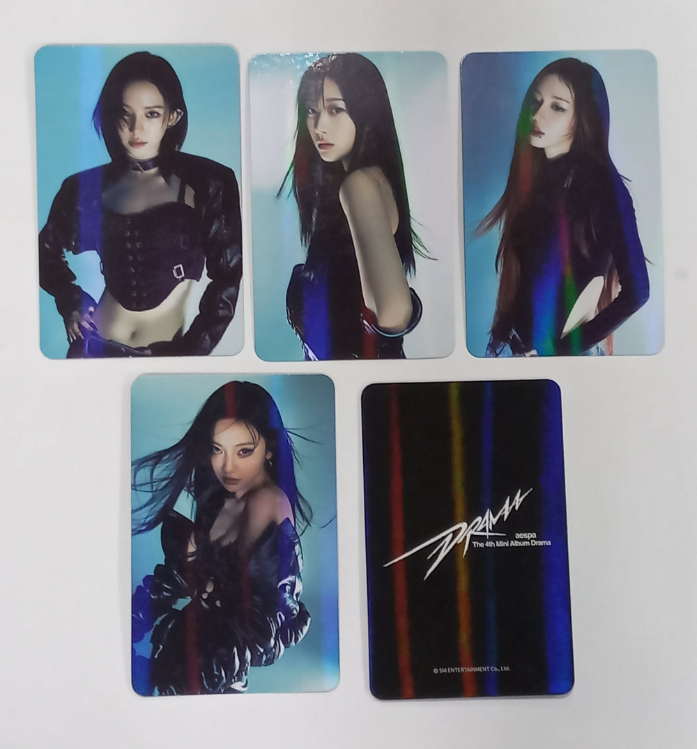 Aespa "Drama" 4th Mini Album - Hottracks Event Hologram Photocard [23.11.14] - HALLYUSUPERSTORE