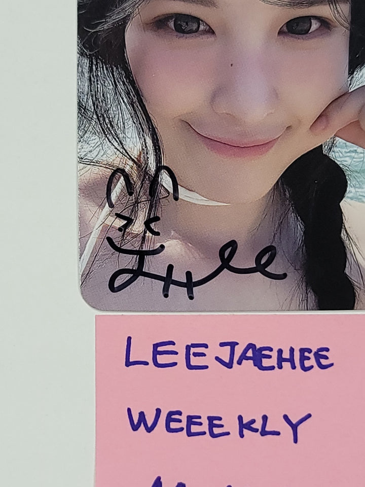 Lee Jae Hee (Of Weeekly) "ColoRise" 5th mini - Hand Autographed(Signed) Photocard [23.11.15] - HALLYUSUPERSTORE