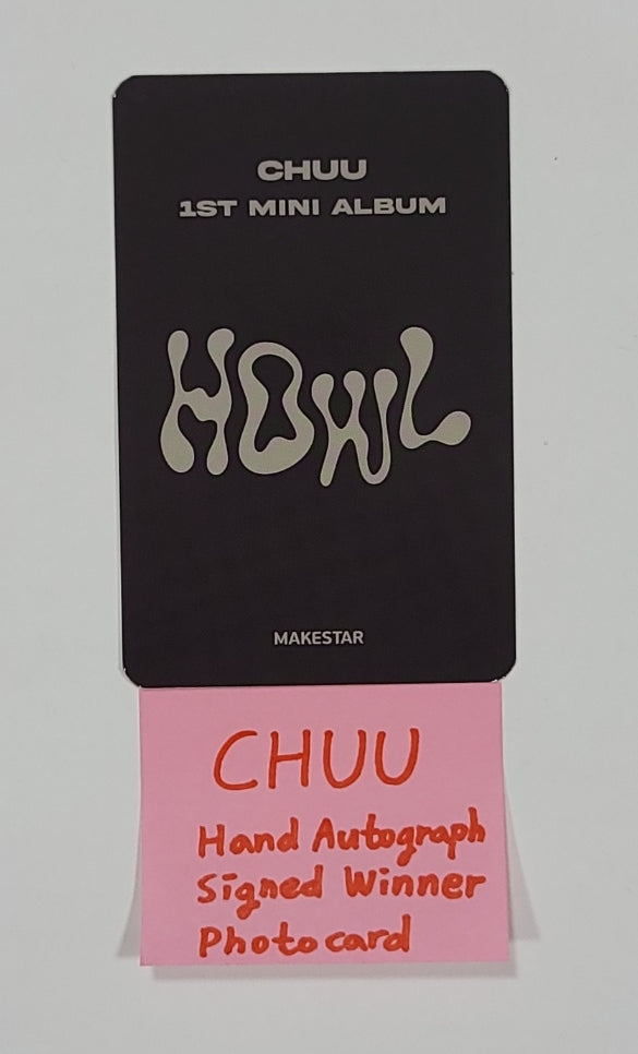 CHUU "Howl" - Hand Autographed(Signed) Photocard [23.11.15] - HALLYUSUPERSTORE