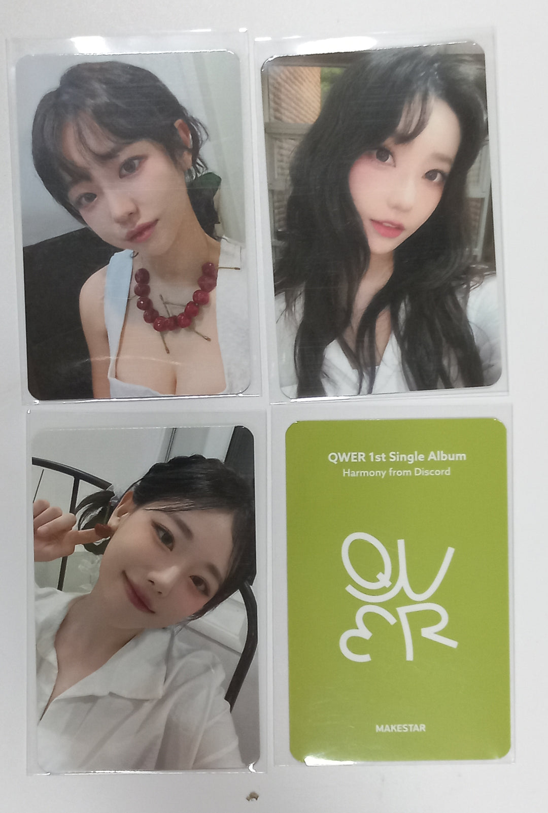 QWER "Harmony from Discord" - Makestar Fansign Event Photocard Round 4 [23.11.16] - HALLYUSUPERSTORE