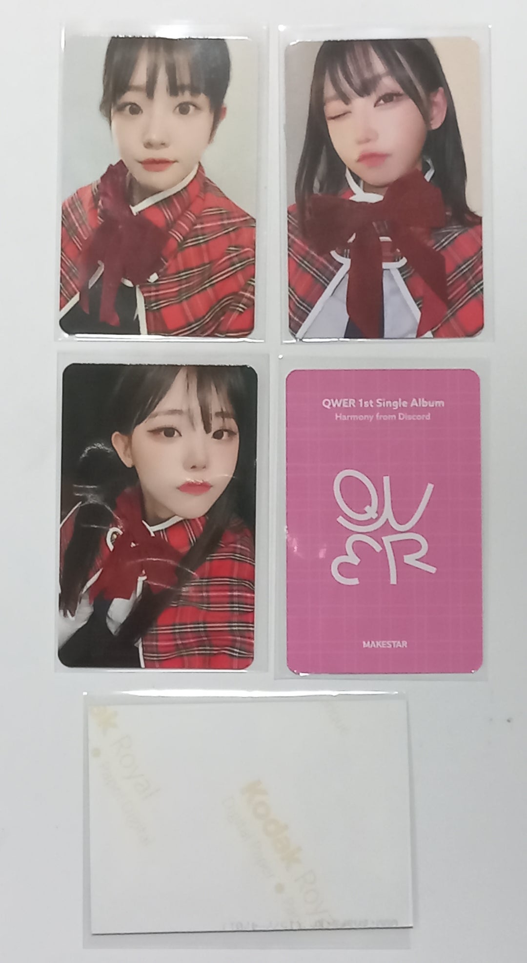 QWER "Harmony from Discord" - Makestar Fansign Event Photocard, 2 Cut Photo Round 3 [23.11.16] - HALLYUSUPERSTORE