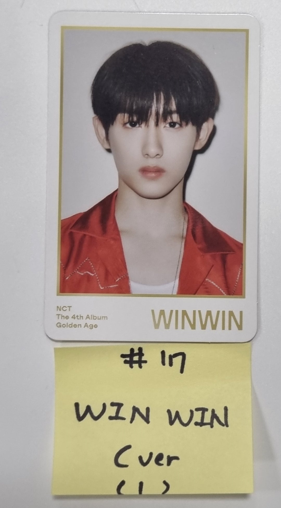 NCT "Golden Age" - Official Trading Photocard [C Ver.] (1) [23.11.17] - HALLYUSUPERSTORE