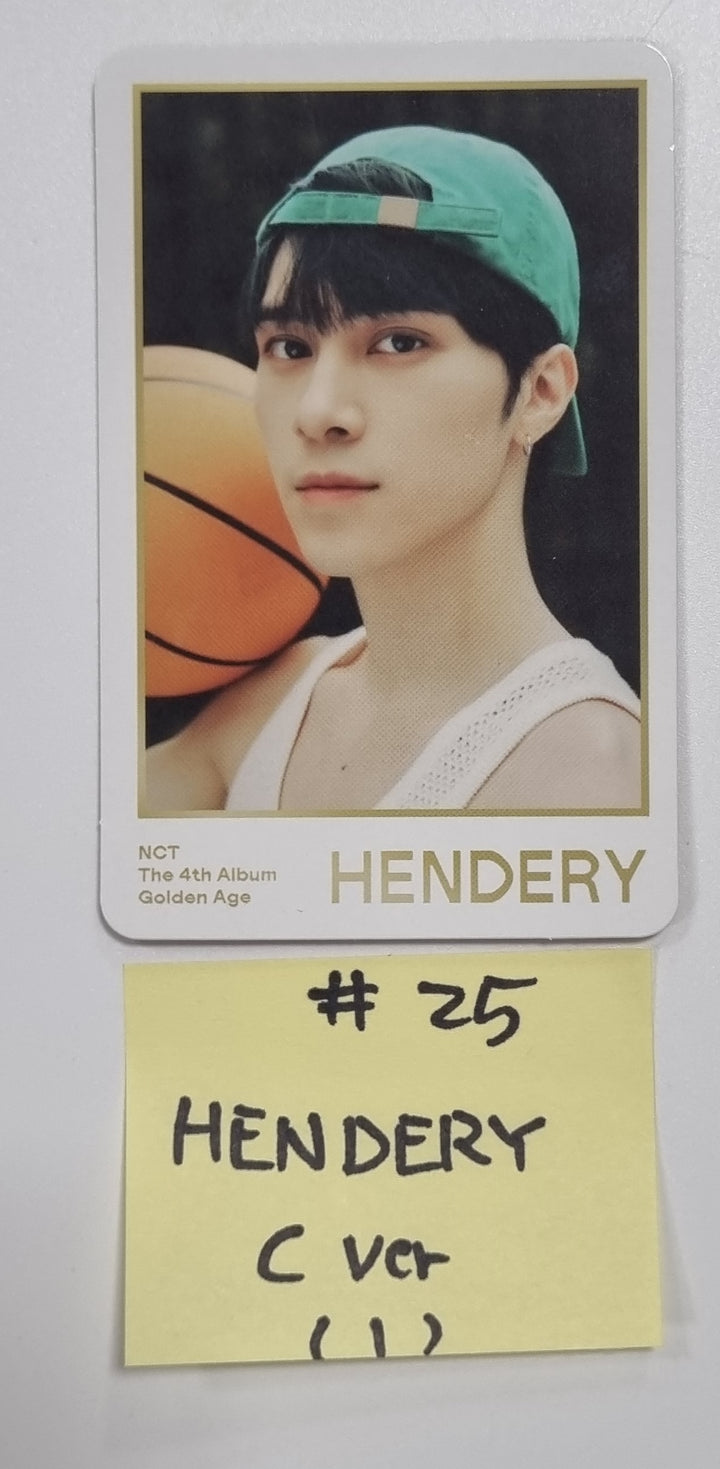 NCT "Golden Age" - Official Trading Photocard [C Ver.] (2) [23.11.17] - HALLYUSUPERSTORE
