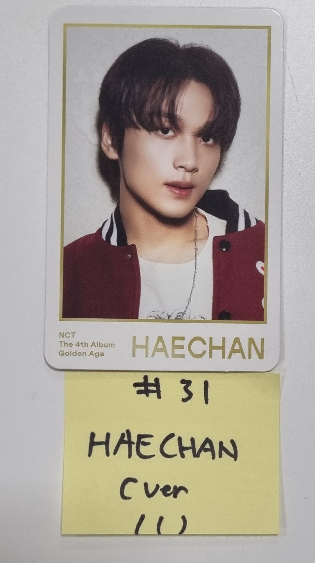 NCT "Golden Age" - Official Trading Photocard [C Ver.] (2) [23.11.17] - HALLYUSUPERSTORE