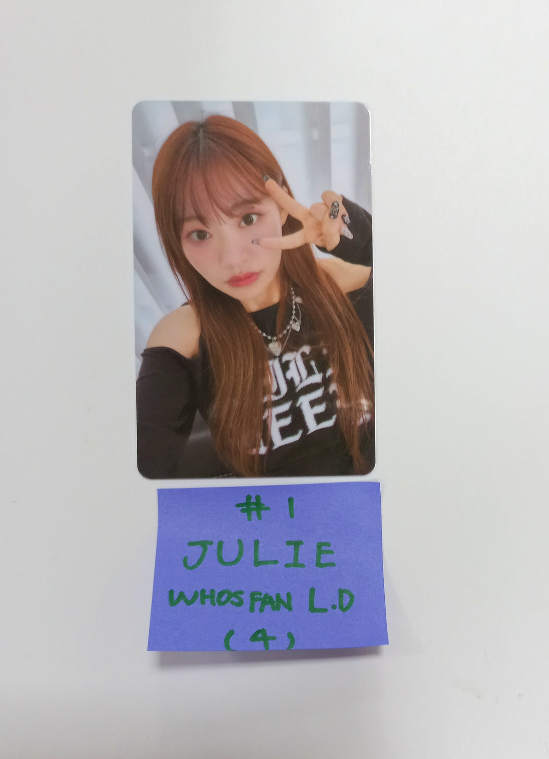 KISS OF LIFE "Born to be XX" - WhosFan Cafe Lucky Draw Event PVC Photocard &amp; Drink Event 4x6 Photo [23.11.20] - HALLYUSUPERSTORE