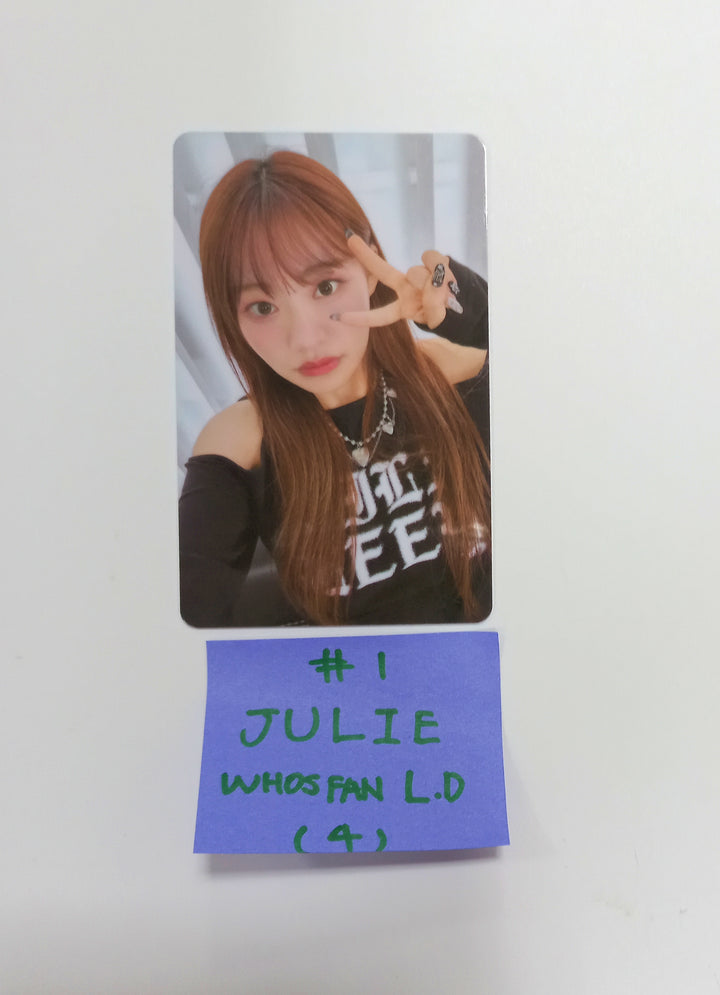 KISS OF LIFE "Born to be XX" - WhosFan Cafe Lucky Draw Event PVC Photocard &amp; Drink Event 4x6 Photo [23.11.20] - HALLYUSUPERSTORE