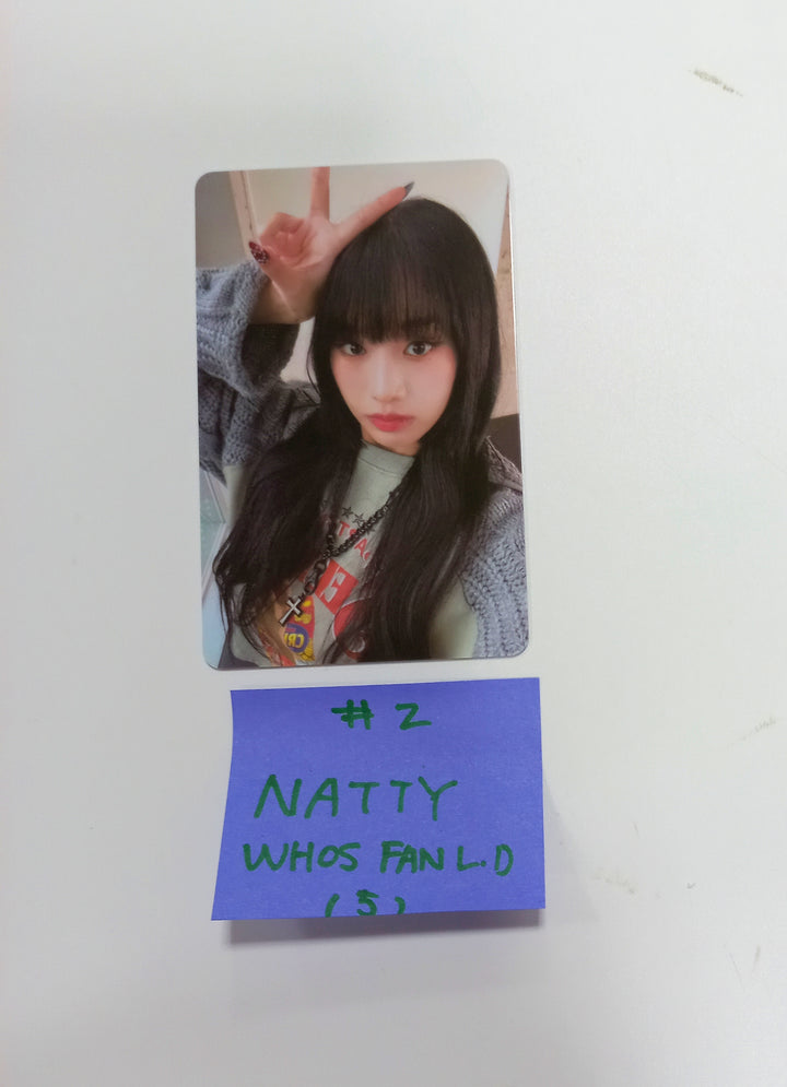 KISS OF LIFE "Born to be XX" - WhosFan Cafe Lucky Draw Event PVC Photocard &amp; Drink Event 4x6 Photo [23.11.20] - HALLYUSUPERSTORE