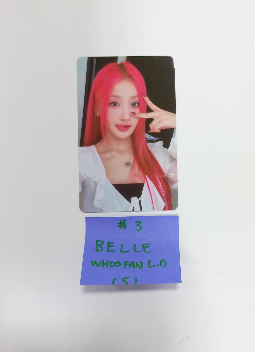 KISS OF LIFE "Born to be XX" - WhosFan Cafe Lucky Draw Event PVC Photocard &amp; Drink Event 4x6 Photo [23.11.20] - HALLYUSUPERSTORE