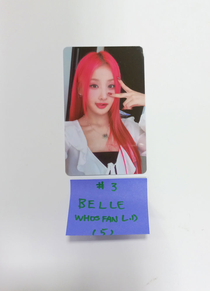 KISS OF LIFE "Born to be XX" - WhosFan Cafe Lucky Draw Event PVC Photocard &amp; Drink Event 4x6 Photo [23.11.20] - HALLYUSUPERSTORE