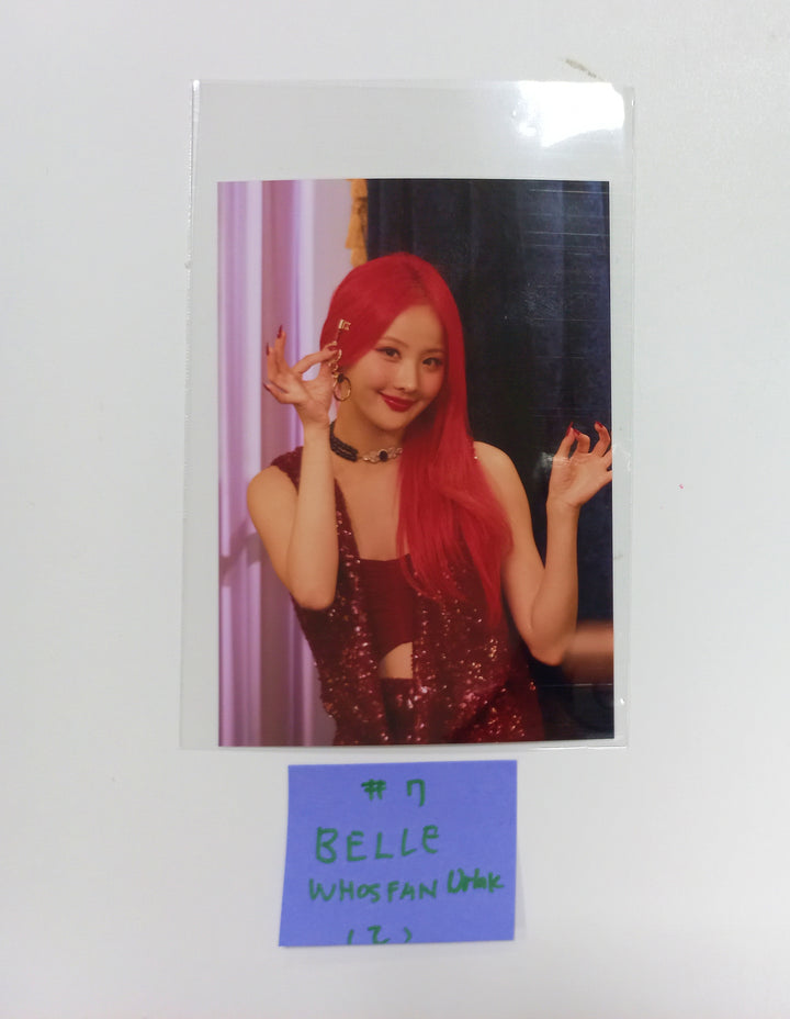 KISS OF LIFE "Born to be XX" - WhosFan Cafe Lucky Draw Event PVC Photocard &amp; Drink Event 4x6 Photo [23.11.20] - HALLYUSUPERSTORE