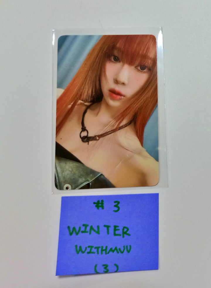 Aespa "Drama" 4th Mini - Withmuu Pre-Order Benefit Photocard [23.11.20] - HALLYUSUPERSTORE