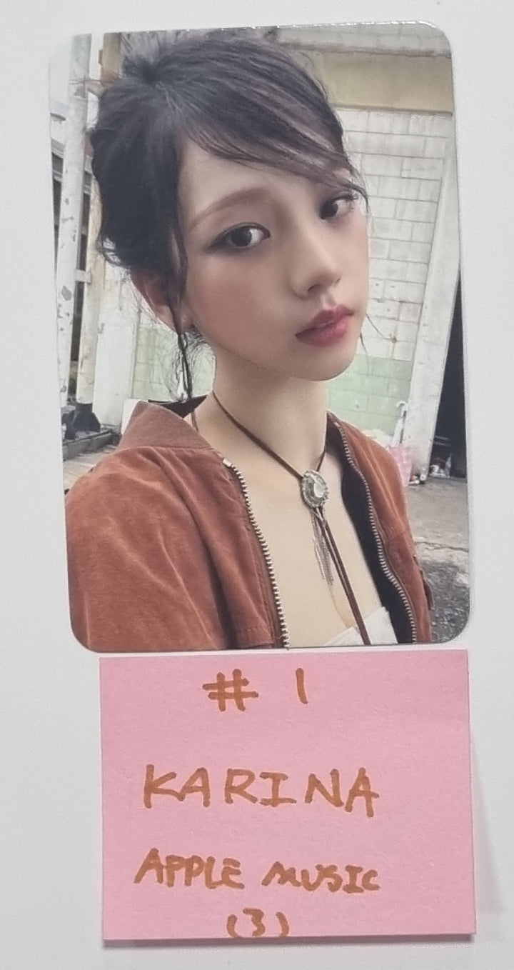 Aespa "Drama" 4th Mini - Apple Music Pre-Order Benefit Photocard [Giant Ver.] [23.11.21] - HALLYUSUPERSTORE