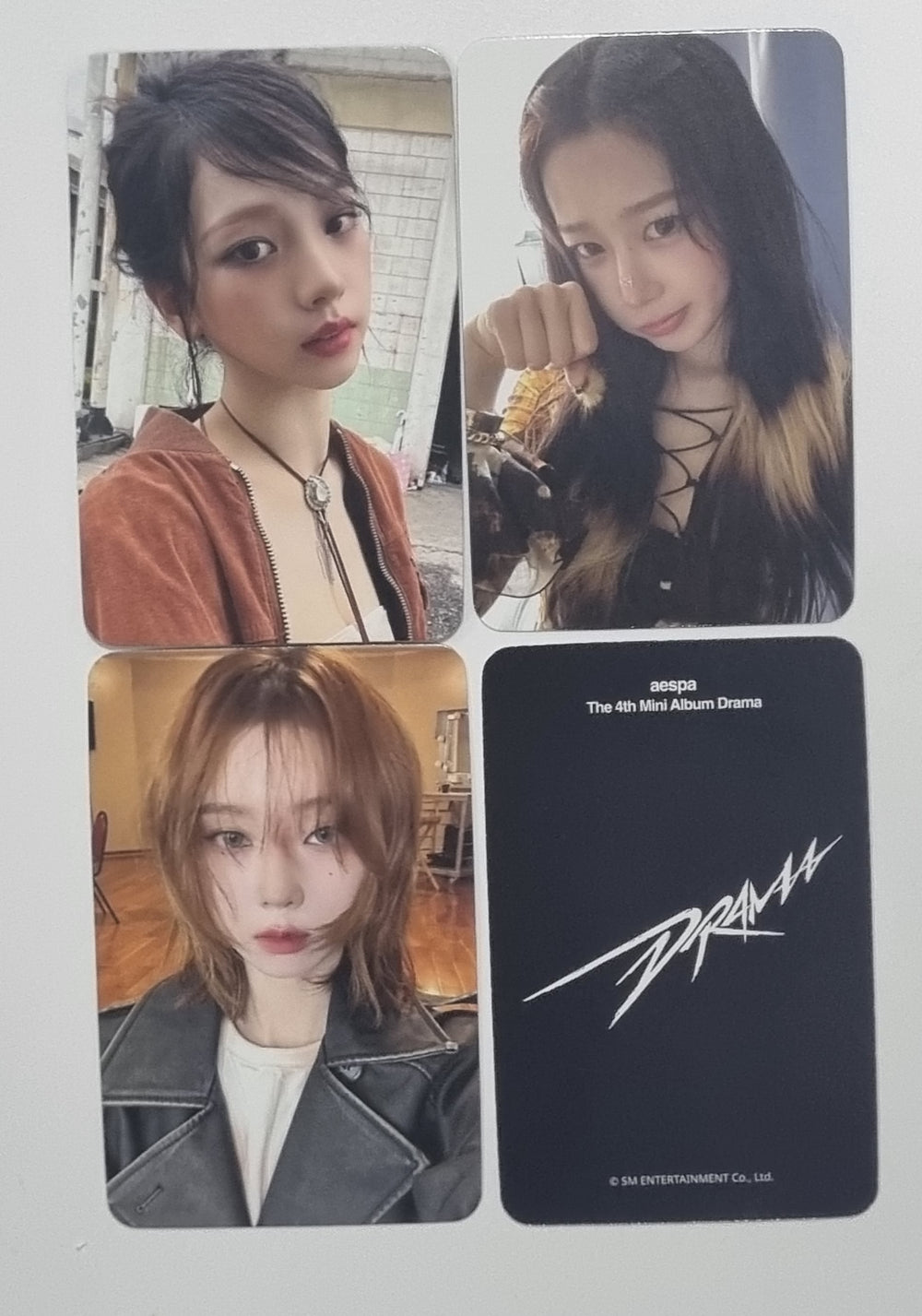 Aespa "Drama" 4th Mini - Apple Music Pre-Order Benefit Photocard [Giant Ver.] [23.11.21] - HALLYUSUPERSTORE
