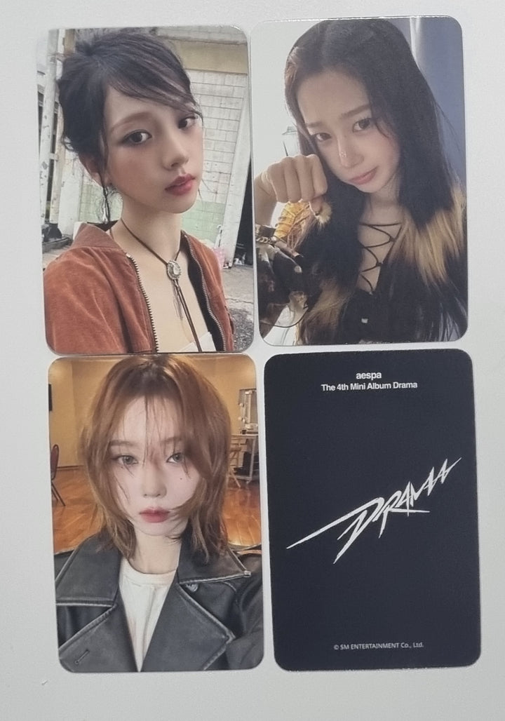 Aespa "Drama" 4th Mini - Apple Music Pre-Order Benefit Photocard [Giant Ver.] [23.11.21] - HALLYUSUPERSTORE