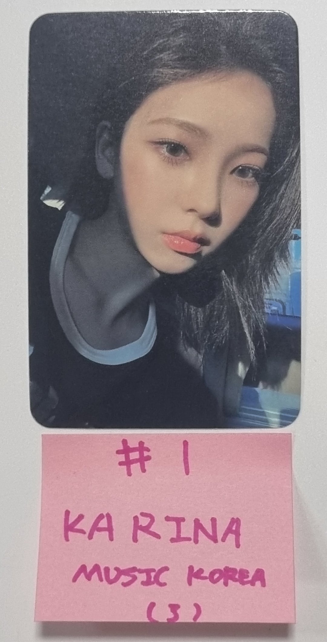 Aespa "Drama" 4th Mini - Music Korea Pre-Order Benefit Photocard [Giant Ver.] [23.11.21] - HALLYUSUPERSTORE