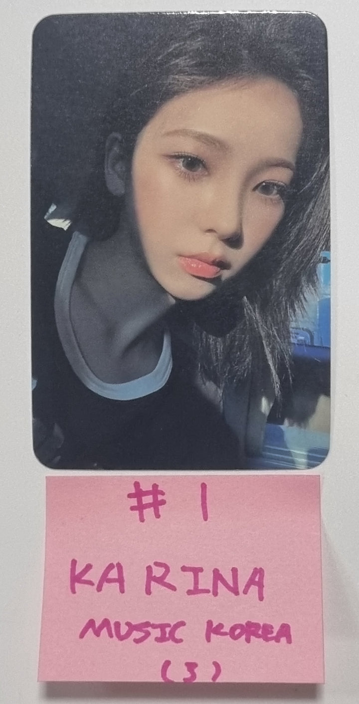 Aespa "Drama" 4th Mini - Music Korea Pre-Order Benefit Photocard [Giant Ver.] [23.11.21] - HALLYUSUPERSTORE