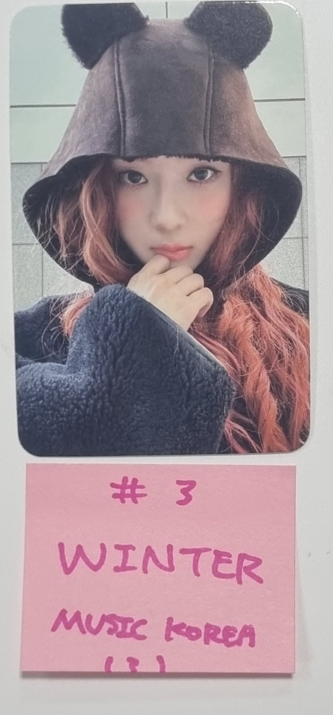 Aespa "Drama" 4th Mini - Music Korea Pre-Order Benefit Photocard [Giant Ver.] [23.11.21] - HALLYUSUPERSTORE