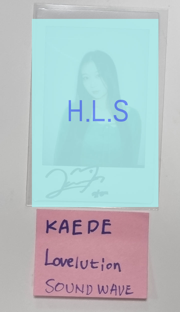 KAEDE (Of TripleS) "LOVElution : MUHAN" - Hand Autographed(Signed) Polaroid [23.11.21] - HALLYUSUPERSTORE