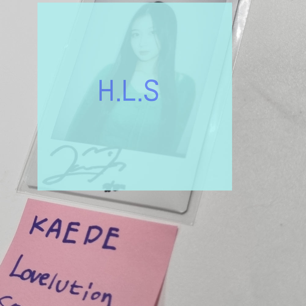 KAEDE (Of TripleS) "LOVElution : MUHAN" - Hand Autographed(Signed) Polaroid [23.11.21] - HALLYUSUPERSTORE
