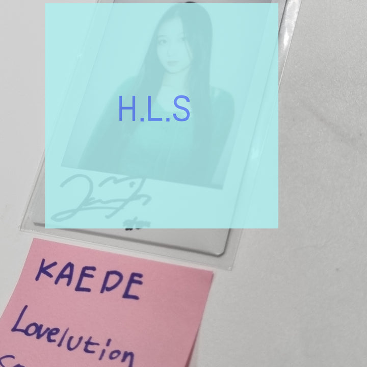 KAEDE (Of TripleS) "LOVElution : MUHAN" - Hand Autographed(Signed) Polaroid [23.11.21] - HALLYUSUPERSTORE