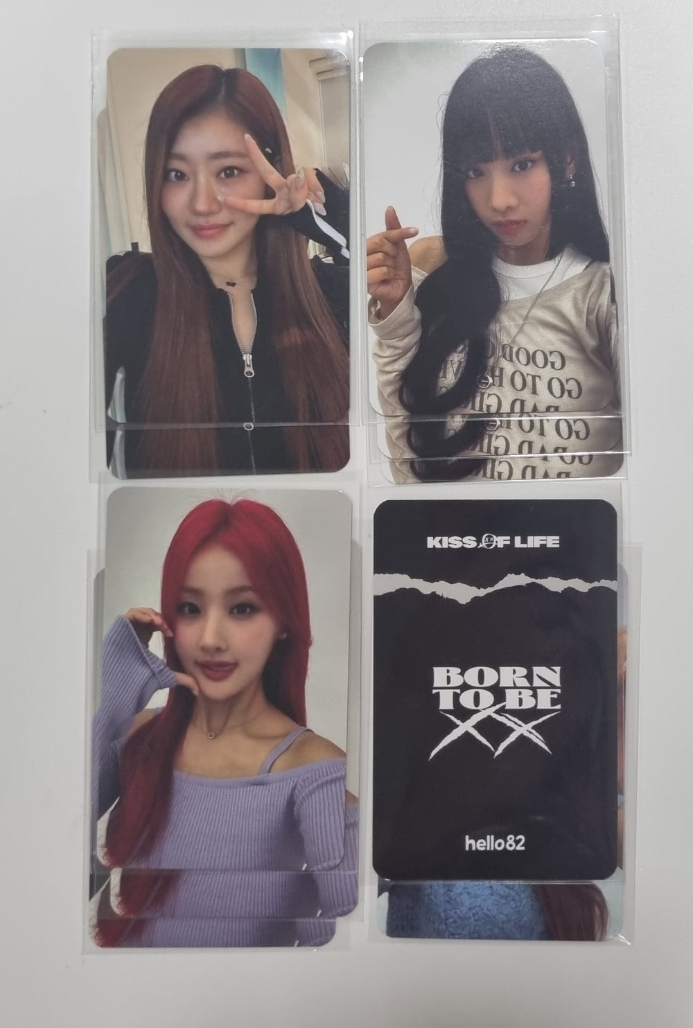 Kiss of Life "Born to be XX" - Hello82 Signed Album Event Photocard [23.11.21] - HALLYUSUPERSTORE
