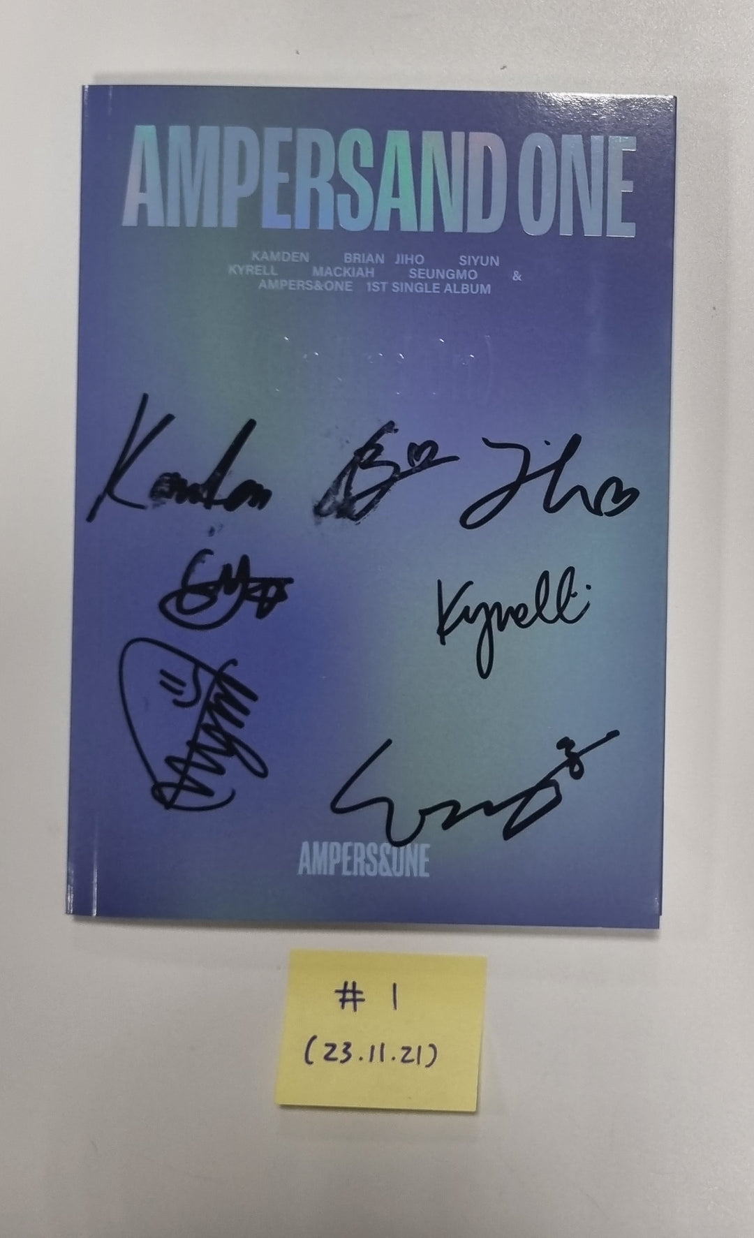AMPERS&amp;ONE "AMPERSAND ONE" - Hand Autographed(Signed) Promo Album [23.11.21] - HALLYUSUPERSTORE
