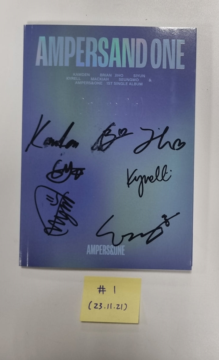 AMPERS&amp;ONE "AMPERSAND ONE" - Hand Autographed(Signed) Promo Album [23.11.21] - HALLYUSUPERSTORE