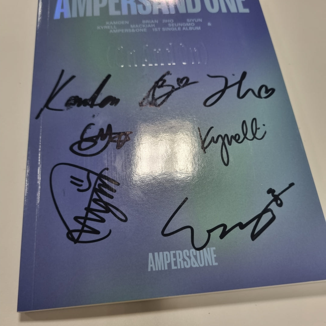 AMPERS&amp;ONE "AMPERSAND ONE" - Hand Autographed(Signed) Promo Album [23.11.21] - HALLYUSUPERSTORE