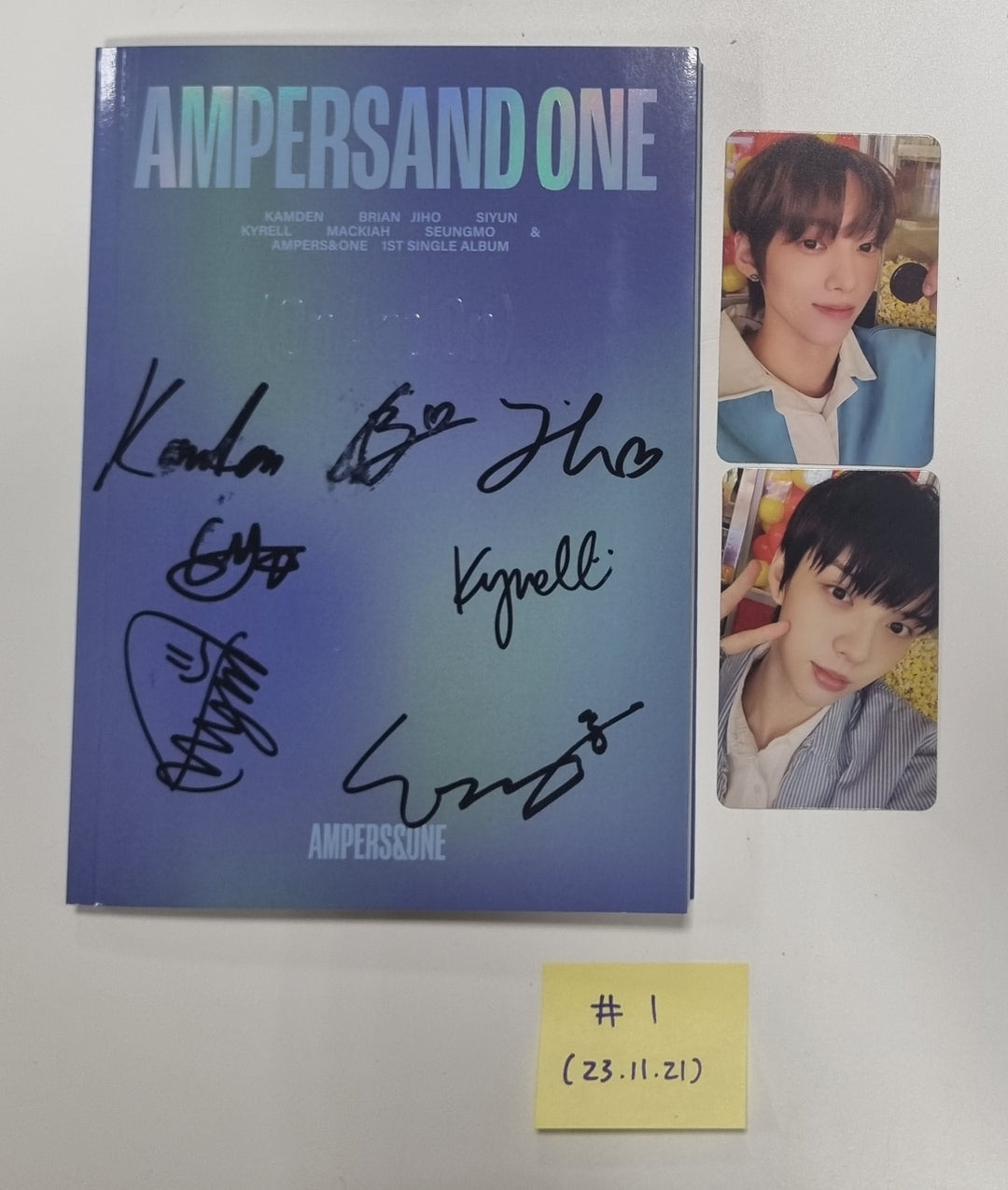AMPERS&amp;ONE "AMPERSAND ONE" - Hand Autographed(Signed) Promo Album [23.11.21] - HALLYUSUPERSTORE
