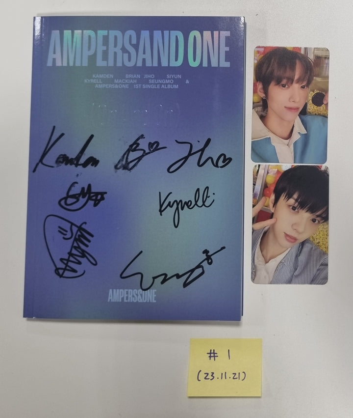 AMPERS&amp;ONE "AMPERSAND ONE" - Hand Autographed(Signed) Promo Album [23.11.21] - HALLYUSUPERSTORE